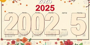 Calendrier de 2025